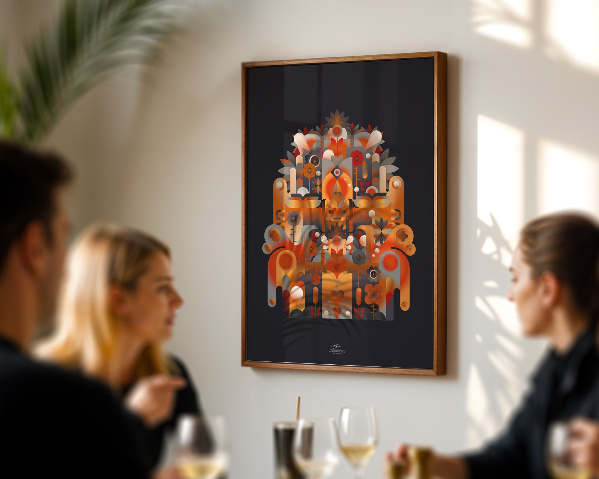 Peacock's Garden (Night)